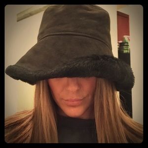 Authentic Lamb fur bucket hat